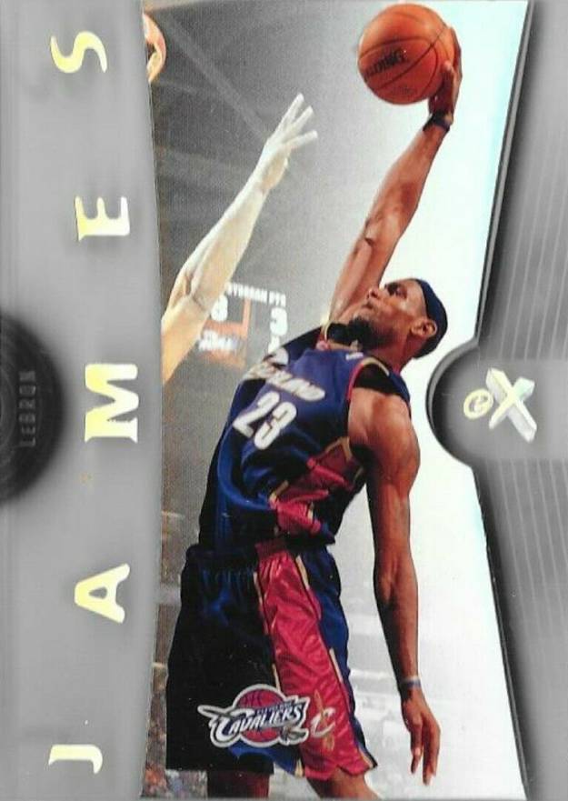 2006 Fleer E-X LeBron James #6 Basketball Card