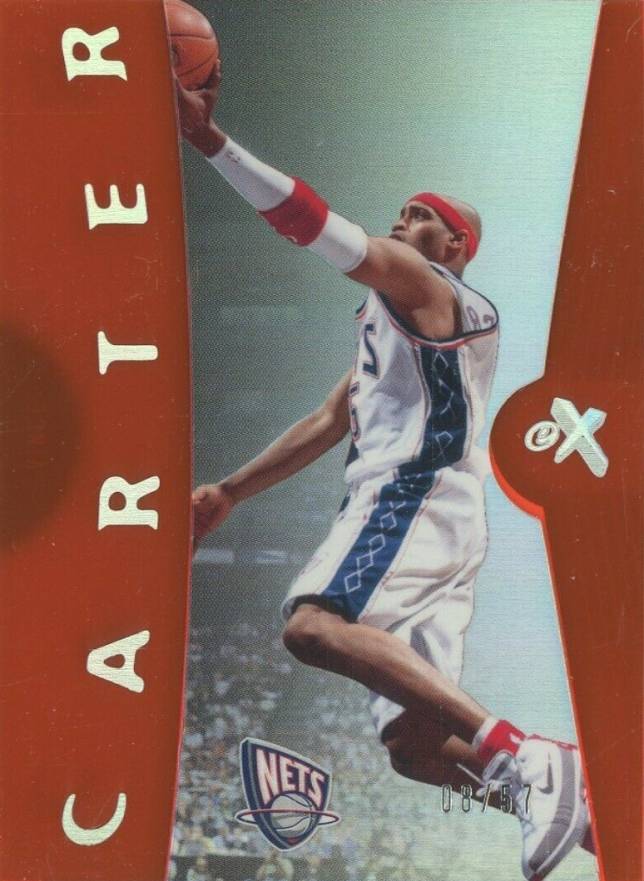 2006 Fleer E-X Vince Carter #24 Basketball Card