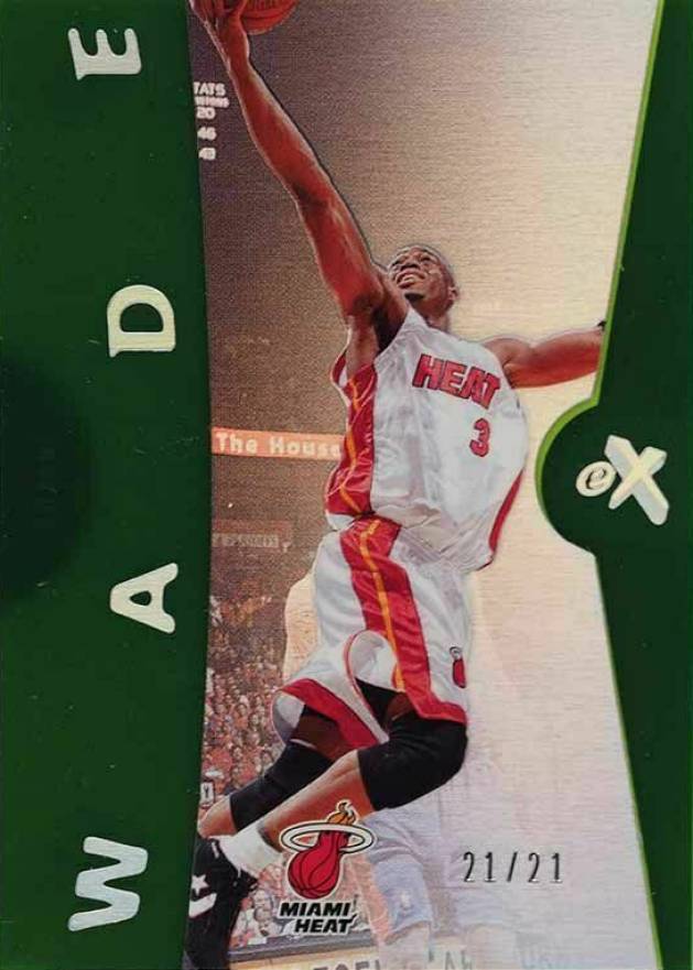 2006 Fleer E-X Dwyane Wade #21 Basketball Card