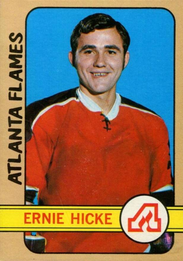 1972 Topps Ernie Hicke #154 Hockey Card