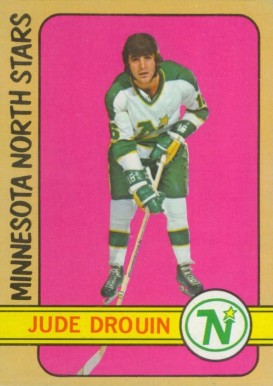 1972 Topps Jude Drouin #153 Hockey Card