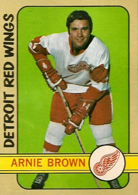 1972 Topps Arnie Brown #111 Hockey Card