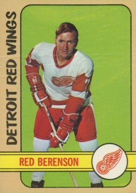1972 Topps Red Berenson #95 Hockey Card
