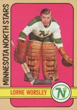 1972 Topps Gump Worsley #55 Hockey Card