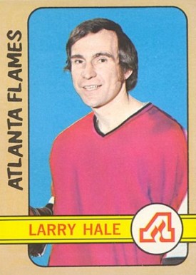 1972 Topps Larry Hale #44 Hockey Card