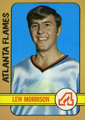 1972 Topps Lew Morrison #58 Hockey Card