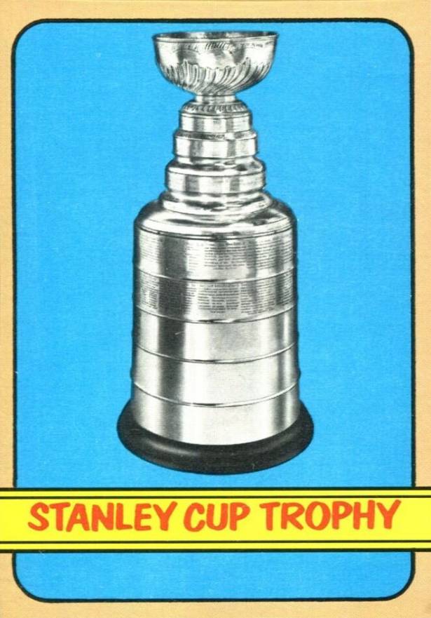 1972 Topps Stanley Cup Trophy #8 Hockey Card