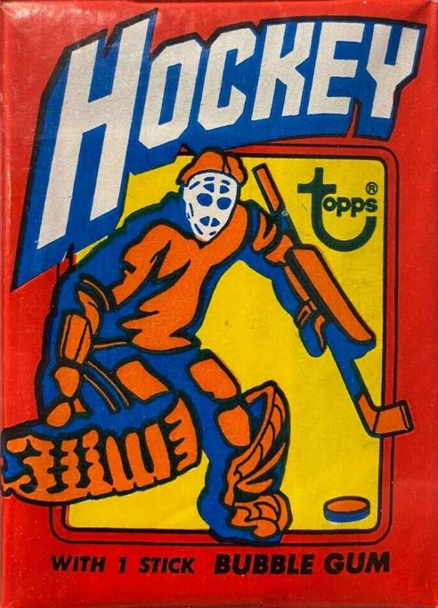 1972 Topps Wax Pack #WP Hockey Card
