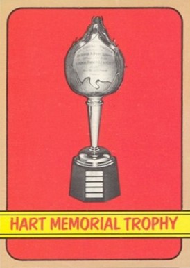 1972 Topps Hart Memorial Trophy #171 Hockey Card
