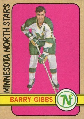 1972 Topps Barry Gibbs #169 Hockey Card