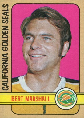 1972 Topps Bert Marshall #162 Hockey Card