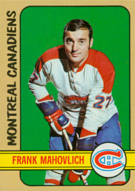 1972 Topps Frank Mahovlich #140 Hockey Card