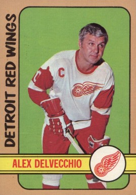 1972 Topps Alex Delvecchio #141 Hockey Card