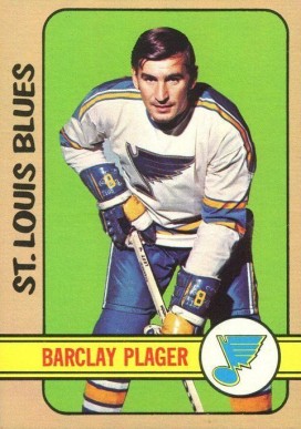 Barclay Plager 1973 St. Louis Blues Vintage NHL Throwback Hockey Jersey
