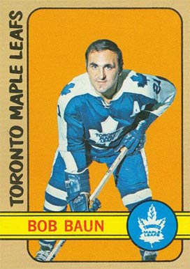 1972 Topps Bob Baun #134 Hockey Card