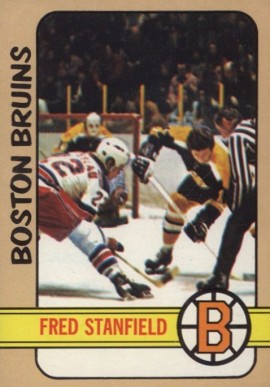 1972 Topps Fred Stanfield #135 Hockey Card