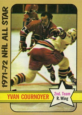 1972 Topps Yvan Cournoyer #131 Hockey Card