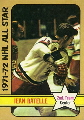 1972 Topps Jean Ratelle #130 Hockey Card