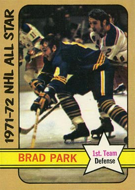 1972 Topps Brad Park #123 Hockey Card