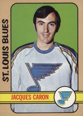 1972 Topps Jacques Caron #86 Hockey Card
