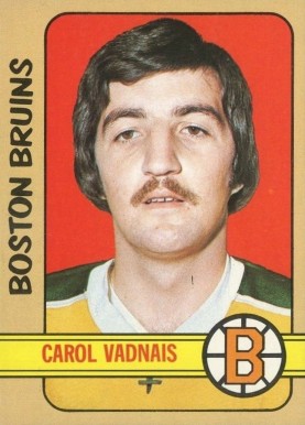 1972 Topps Carol Vadnais #85 Hockey Card