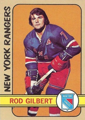 Rod Gilbert - Hockey Puck Signed