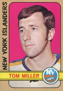 1972 Topps Tom Miller #76 Hockey Card