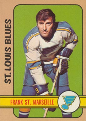 1972 Topps Frank St. Marseille #71 Hockey Card