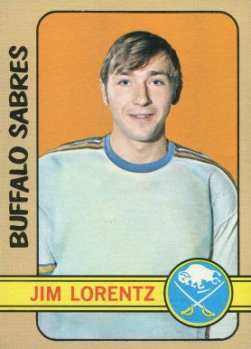 1972 Topps Jim Lorentz #68 Hockey Card