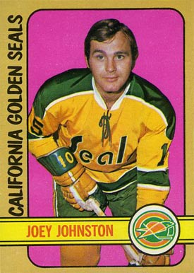1972 Topps Joey Johnston #48 Hockey Card