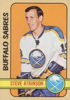 1972 Topps Steve Atkinson #47 Hockey Card