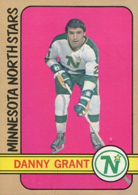 1972 Topps Danny Grant #39 Hockey Card