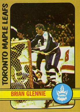 1972 Topps Brian Glennie #37 Hockey Card
