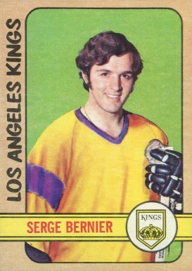 1972 Topps Serge Bernier #36 Hockey Card