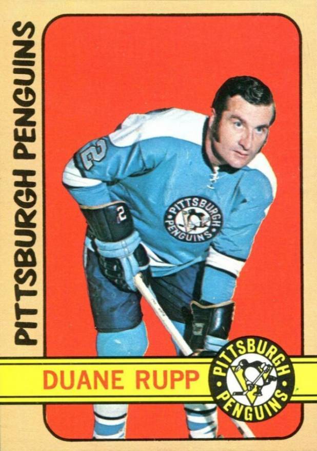 1972 Topps Duane Rupp #28 Hockey Card