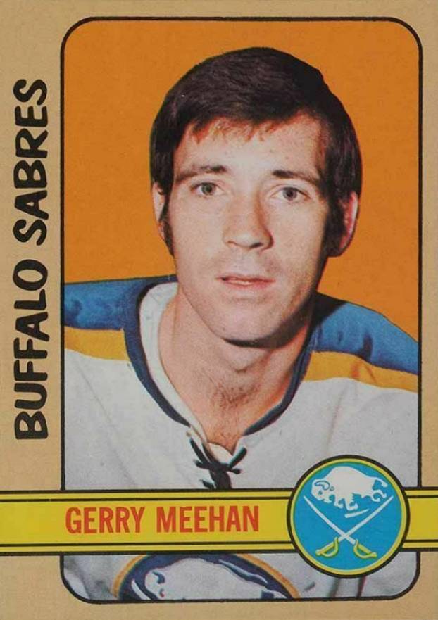 1972 Topps Gerry Meehan #16 Hockey Card