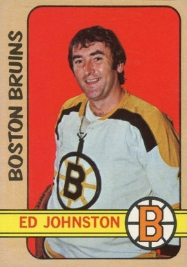 1972 Topps Ed Johnston #13 Hockey Card