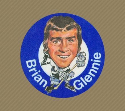 1973 Mac's Milk Brian Glennie #8 Hockey Card