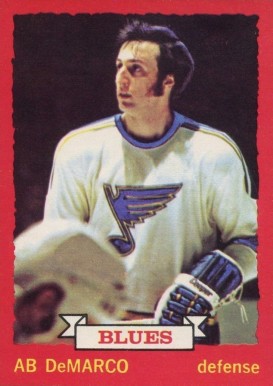 1973 O-Pee-Chee Ab Demarco #118 Hockey Card
