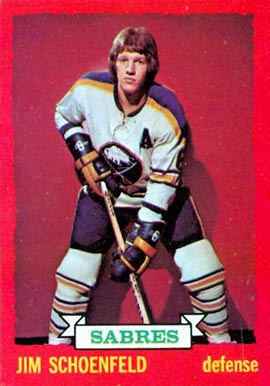 1973 O-Pee-Chee Jim Schoenfeld #86 Hockey Card