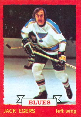 1973 O-Pee-Chee Jack Egers #79 Hockey Card