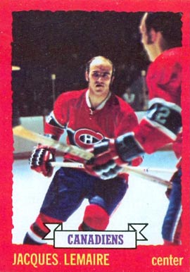 1973 O-Pee-Chee Jacques Lemaire #56 Hockey Card