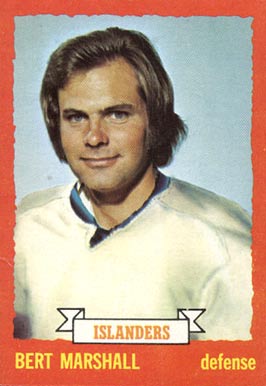 1973 O-Pee-Chee Bert Marshall #51 Hockey Card