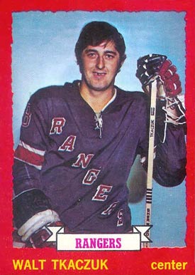 1973 O-Pee-Chee Walt Tkaczuk #25 Hockey Card