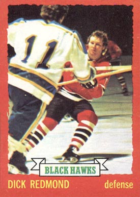 1973 O-Pee-Chee Dick Redmond #12 Hockey Card