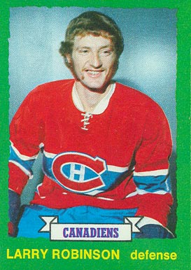 1973 O-Pee-Chee Larry Robinson #237 Hockey Card