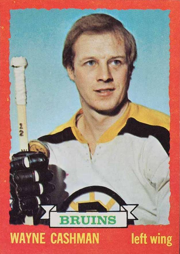 1973 O-Pee-Chee Wayne Cashman #85 Hockey Card