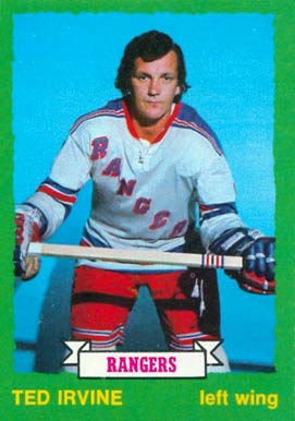 Ted Irvine Hockey Card 1974-75 Topps #264 Ted Irvine