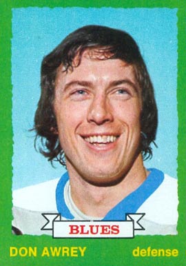 1973 O-Pee-Chee Don Awrey #240 Hockey Card