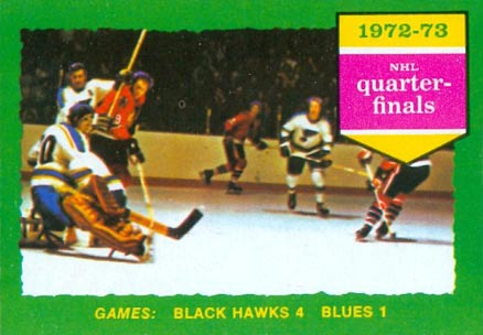 1973 O-Pee-Chee NHL Quarter Finals #193 Hockey Card